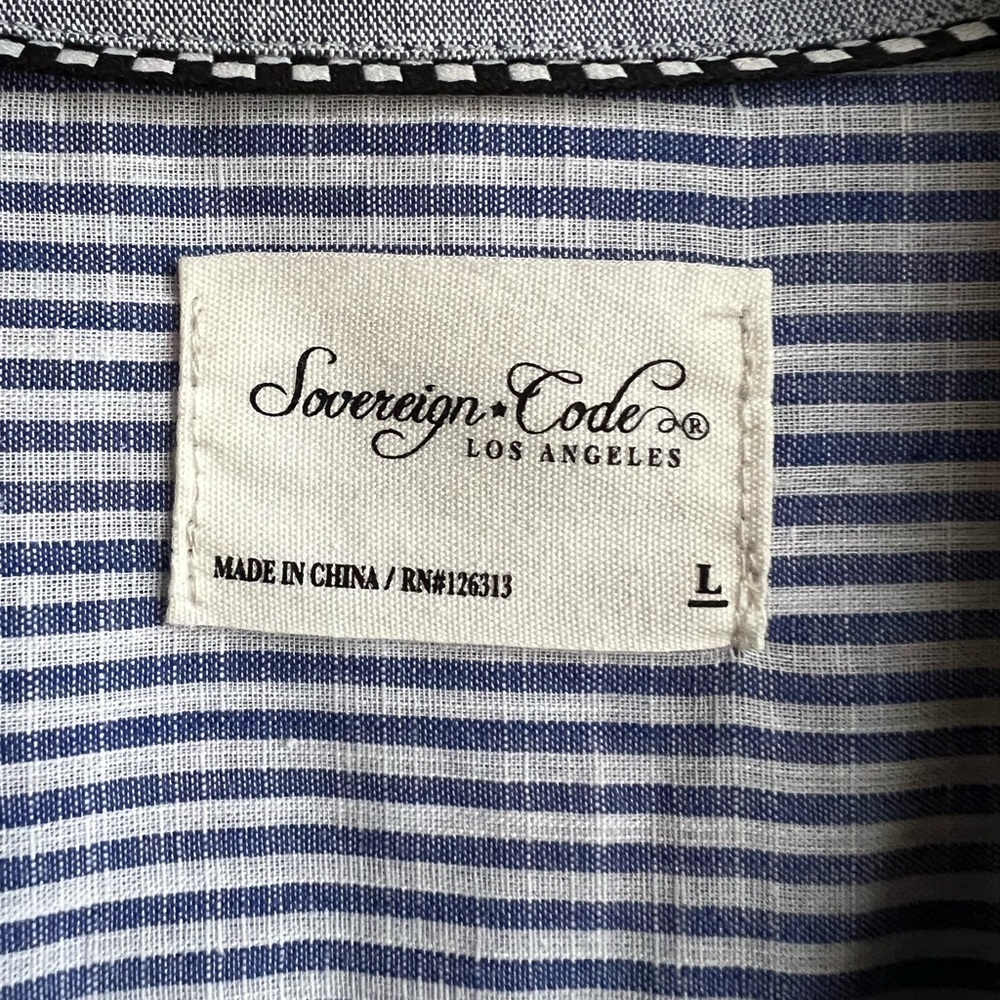 Sovereign Code button Shirt - Picture 3 of 3